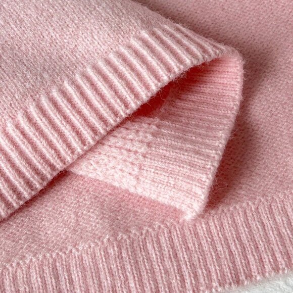 Pink Casual Women's Loose Tie-Front Long Sleeve Cardigan Tops - Picture 3 of 8